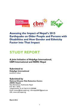 Assessing the Impact of Nepal's 2015 Earthquake On