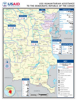 USAID/OFDA Democratic Republic of the Congo Program Maps