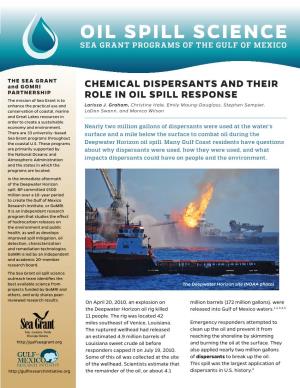 Chemical Dispersants and Their Role in Oil Spill