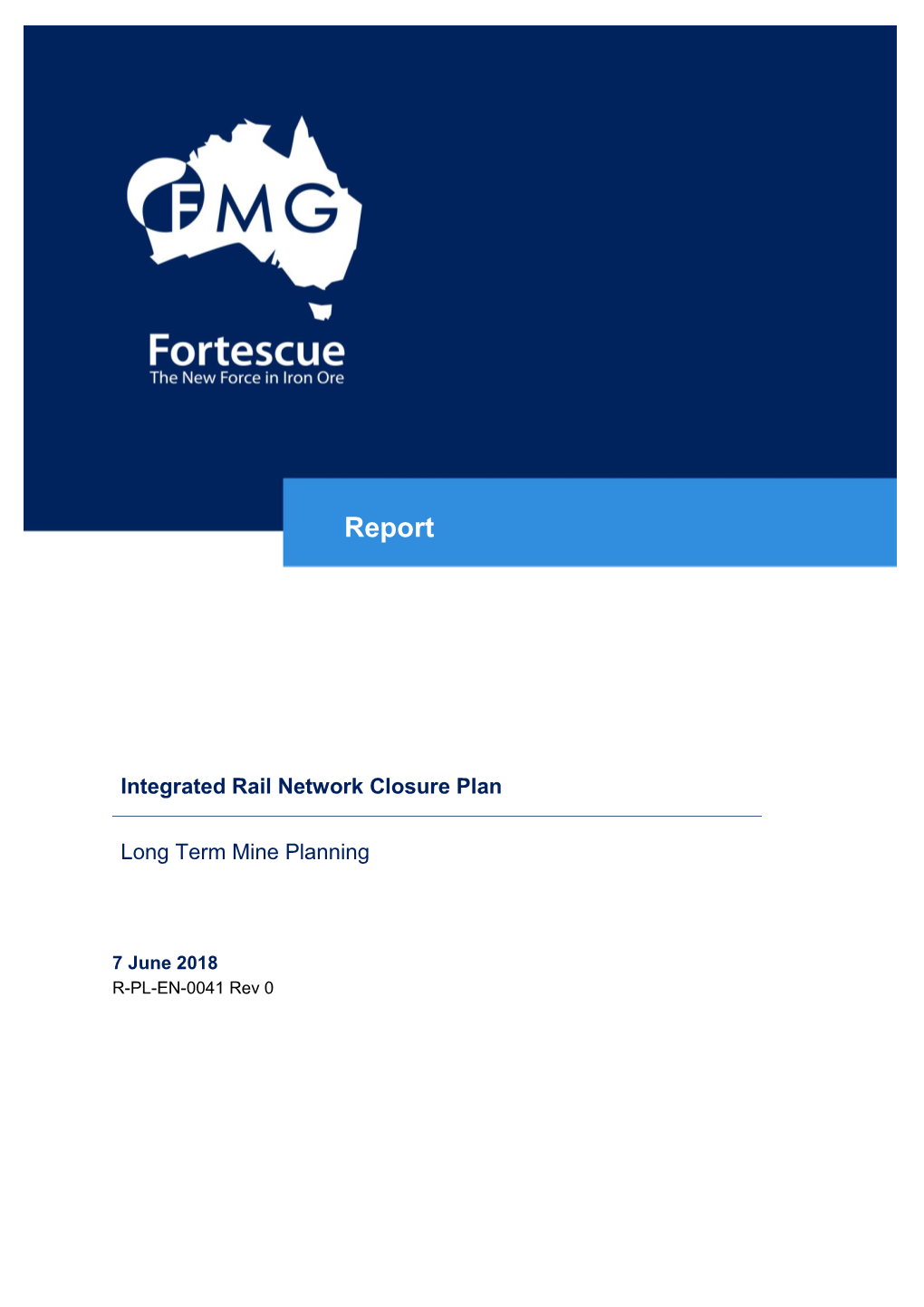 Integrated Rail Network Closure Plan