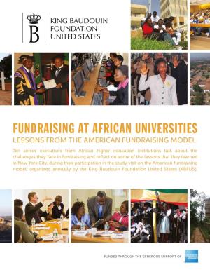Fundraising at African Universities