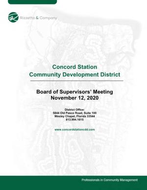 2020-11-12 Concord Station Final Agenda