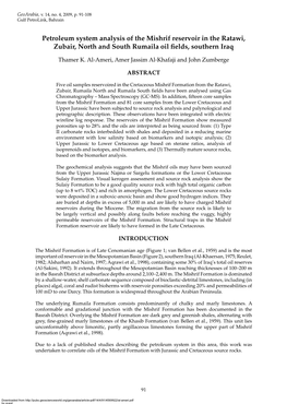 Petroleum System Analysis of the Mishrif Reservoir in the Ratawi, Zubair, North and South Rumaila Oil Fields, Southern Iraq