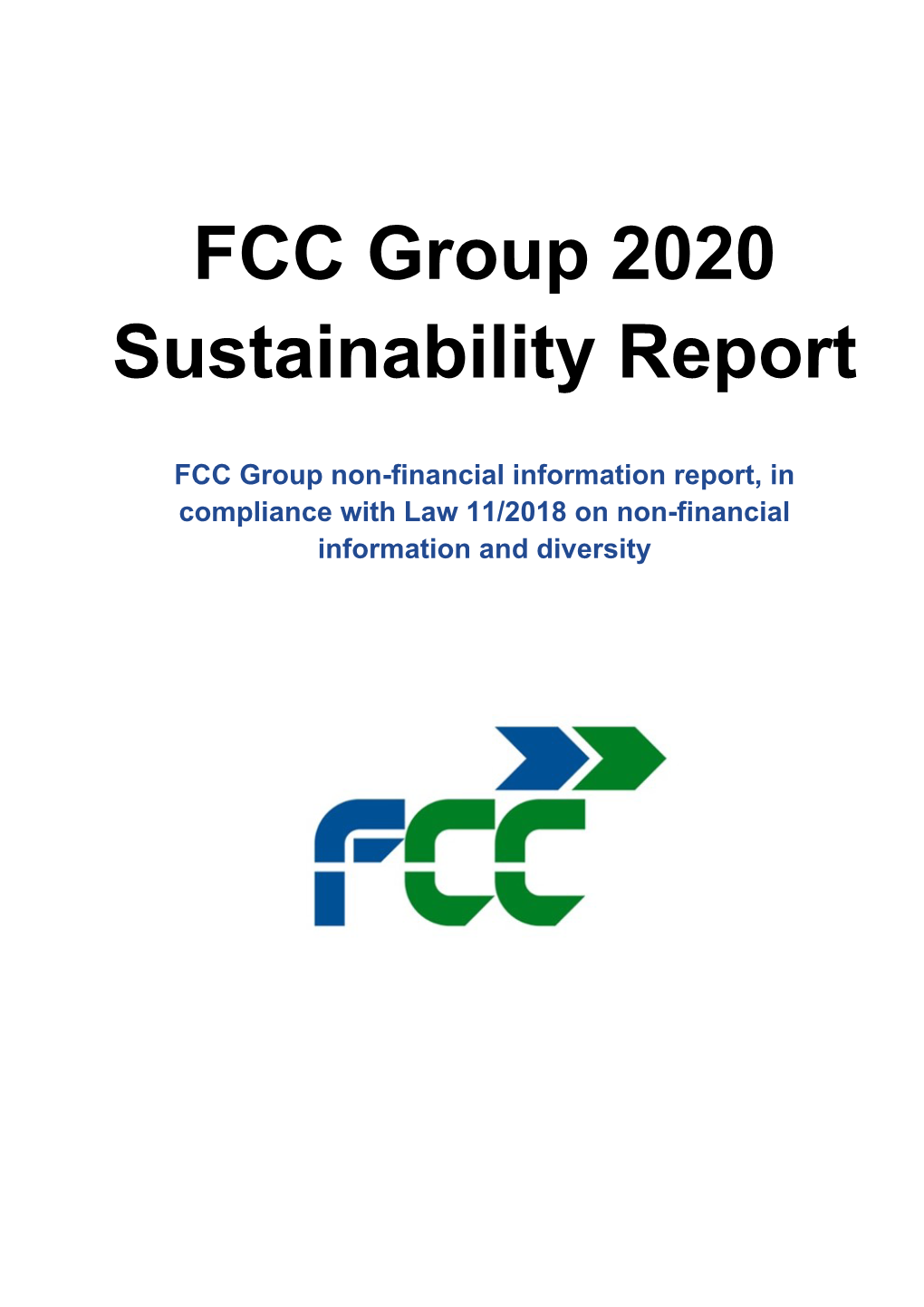 FCC Group 2020 Sustainability Report