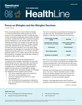 Focus on Shingles and the Shingles Vaccines - by Allen Lefkovitz