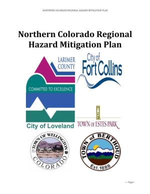 Northern Colorado Regional Hazard Mitigation Plan