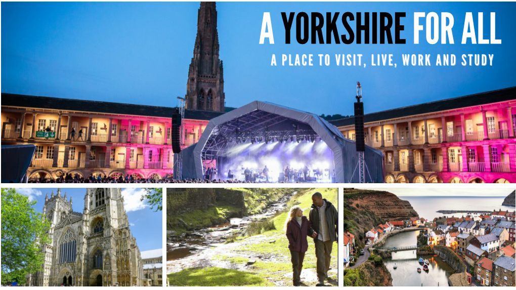 Yorkshire for All Aa Ppllaaccee Ttoo Vviissiitt,, Lliivvee,, Wwoorrkk Aanndd Ssttuuddyy Overall Vision & Strategy