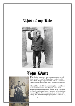 This Is My Life John Waite