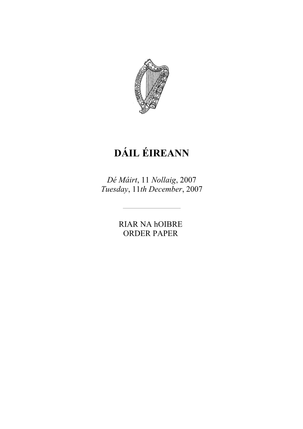 Dáil Éireann