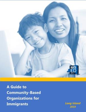 A Guide to Community-Based Organizations for Immigrants Long Island 2019
