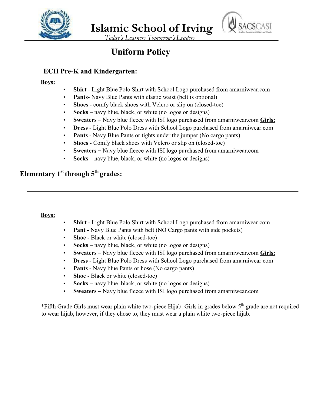 Download Uniform Policy