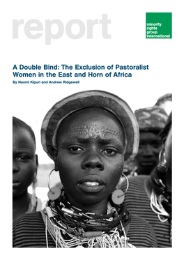 A Double Bind: the Exclusion of Pastoralist Women in the East And