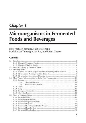 Microorganisms in Fermented Foods and Beverages