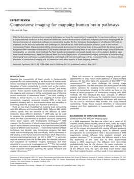 Connectome Imaging for Mapping Human Brain Pathways
