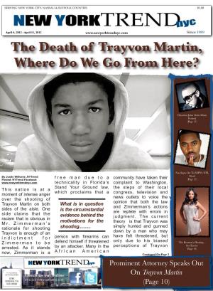 April Trayvon Issue
