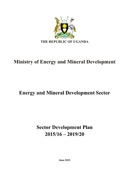 Ministry of Energy and Mineral Development