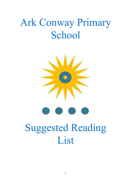 Ark Conway Primary School Reading List.Pdf