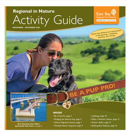 Regional in Nature Activity Guide NOVEMBER – DECEMBER 2020