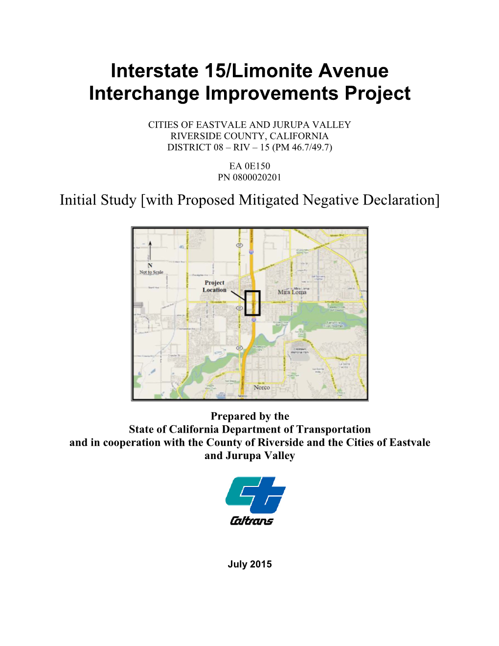 Interstate 15/Limonite Avenue Interchange Improvements Project