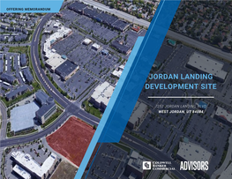 Jordan Landing Development Site
