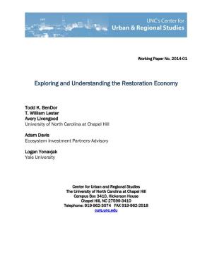 Exploring and Understanding the Restoration Economy