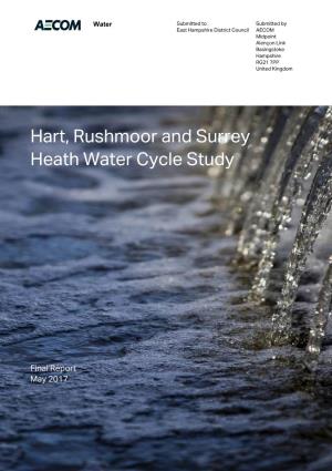 Hart, Rushmoor and Surrey Heath Water Cycle Study