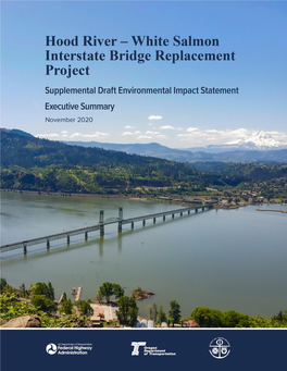 White Salmon Interstate Bridge Replacement Supplemental Draft EIS I
