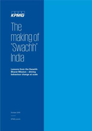 Lessons from the Swachh Bharat Mission – Driving Behaviour Change at Scale
