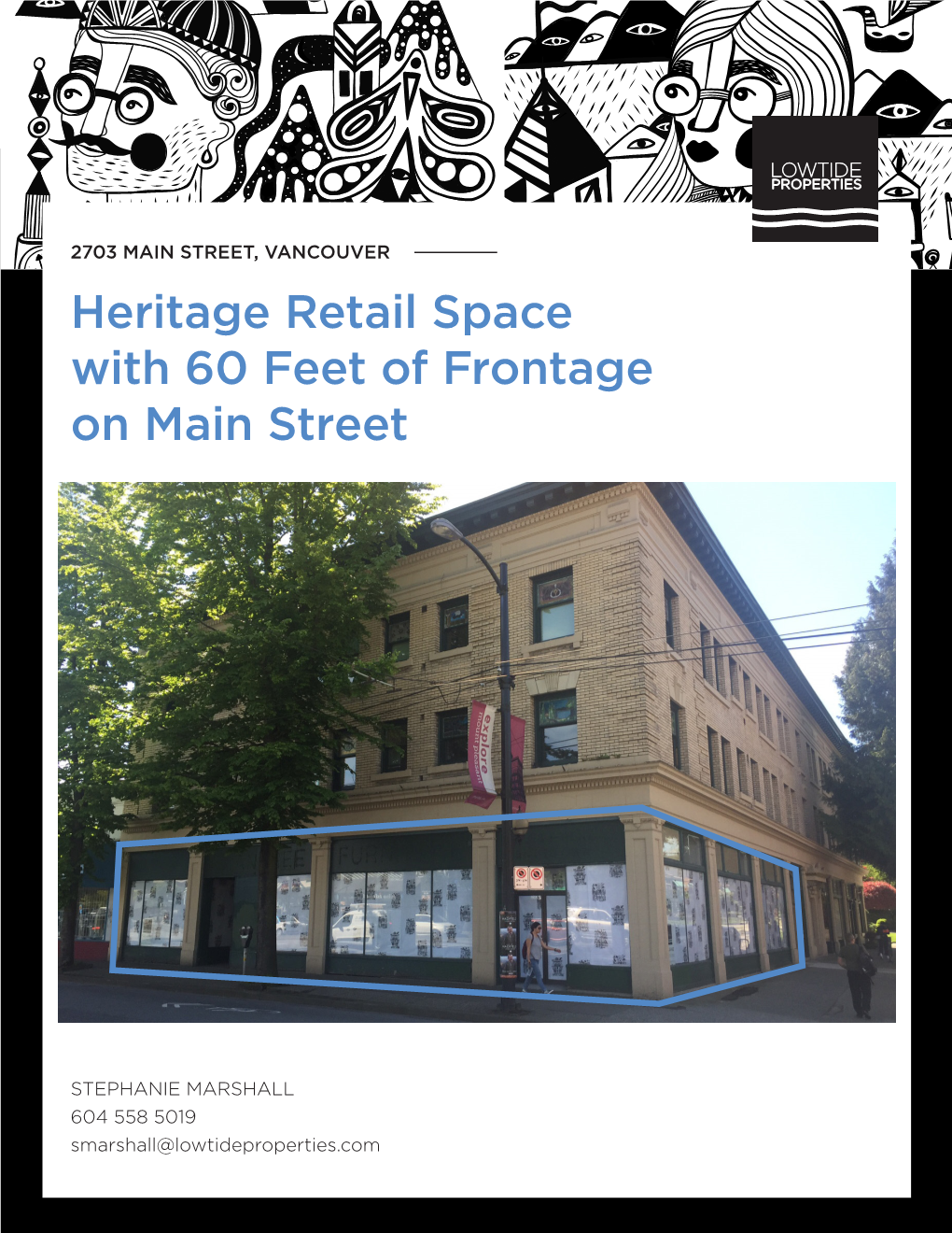 Heritage Retail Space with 60 Feet of Frontage on Main Street