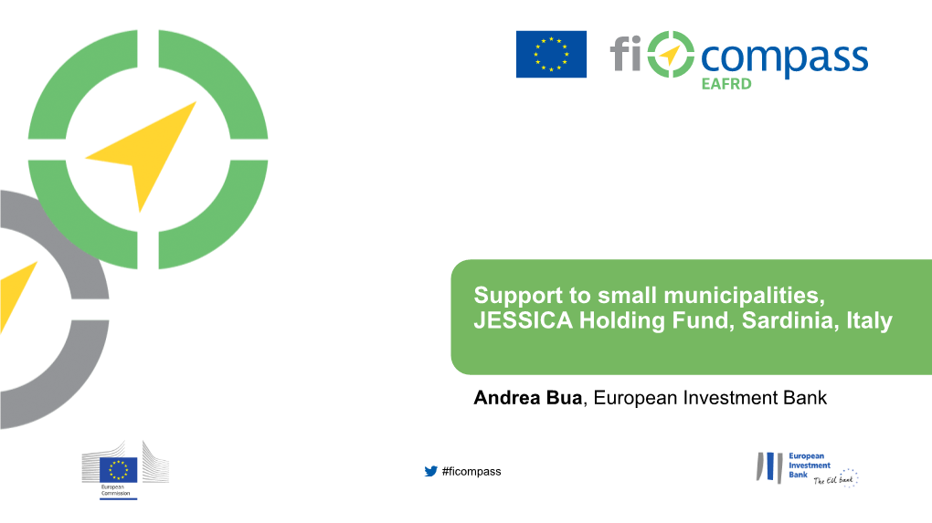 Support to Small Municipalities, JESSICA Holding Fund, Sardinia, Italy