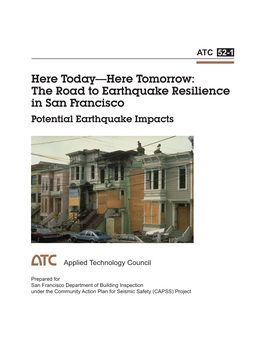 ATC 52-1 Potential Earthquake Impacts