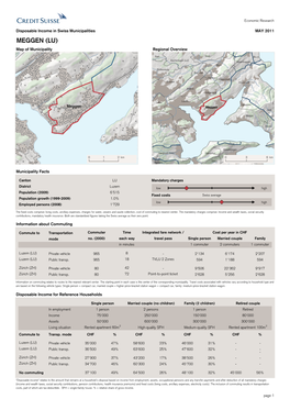 MEGGEN (LU) Map of Municipality Regional Overview
