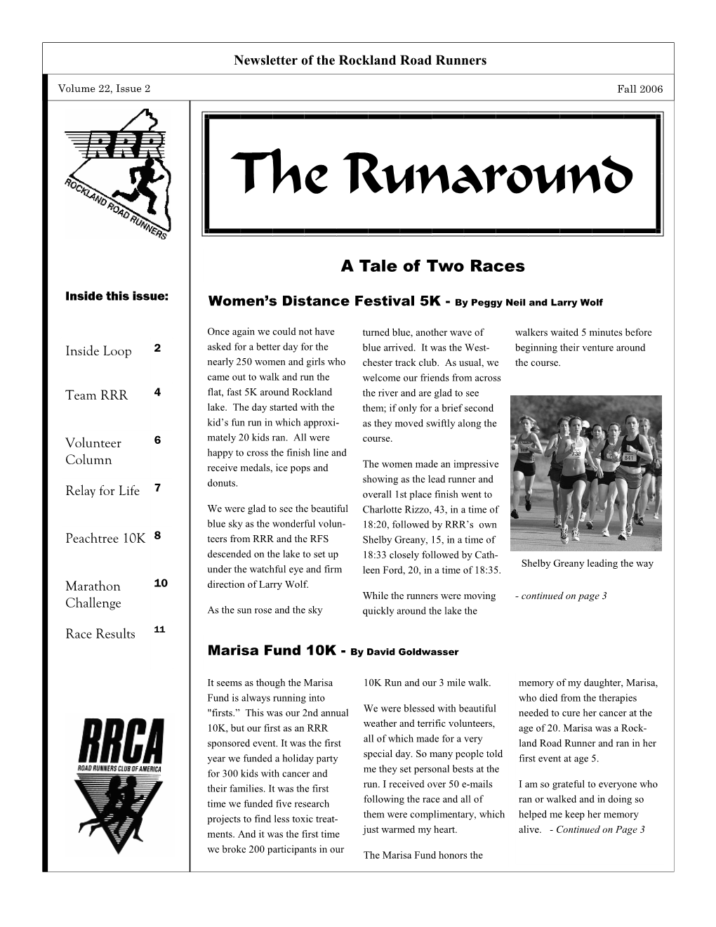 Rockland Road Runners Newsletter Rev. B.Pub