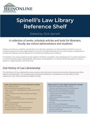 Spinelli's Law Library Reference Shelf