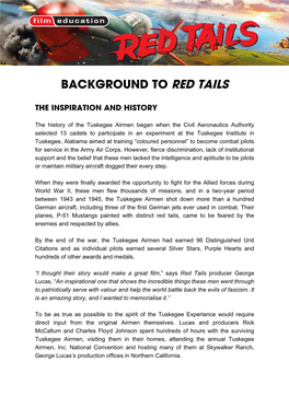Background to Red Tails