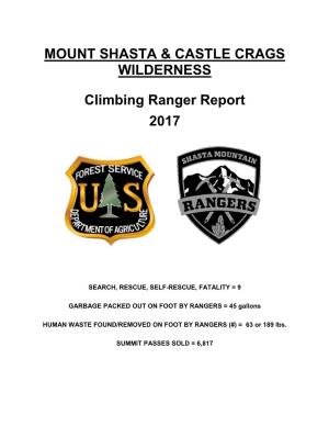MOUNT SHASTA & CASTLE CRAGS WILDERNESS Climbing Ranger