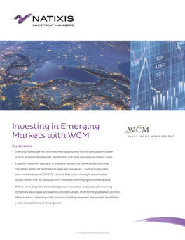 Investing in Emerging Markets with WCM 687KB