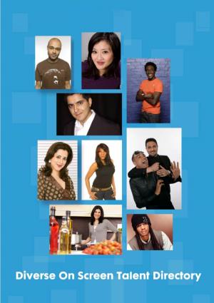 Diverse on Screen Talent Directory