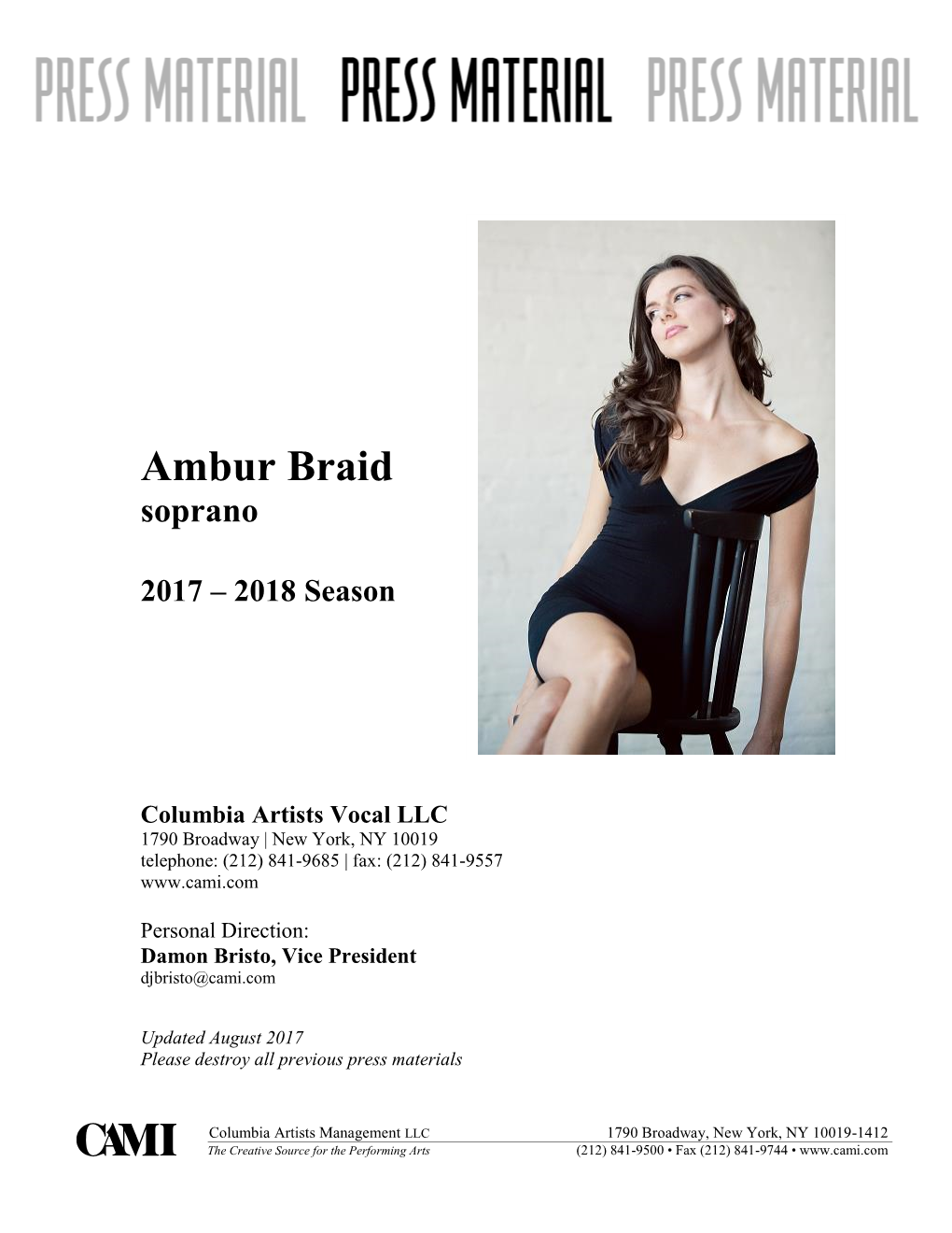 Ambur Braid Soprano 2017