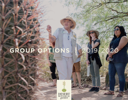 Group Options | 2019-2020 Self-Guided Groups & Events