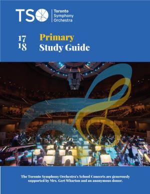 Primary—The Animated Orchestra Study Guide