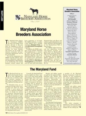 Maryland Horse Breeders Association