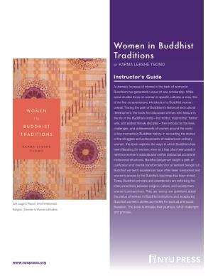 NYUPRESS Women in Buddhist Traditions