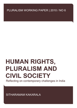 PWP No 6 Human Rights Pluralism Civil Society