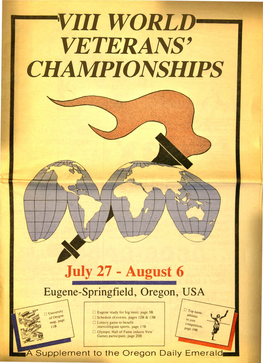 Viii World Veterans' Championships