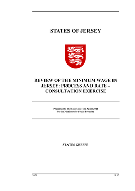 Review of the Minimum Wage in Jersey: Process and Rate – Consultation Exercise
