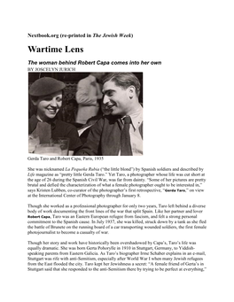 Wartime Lens