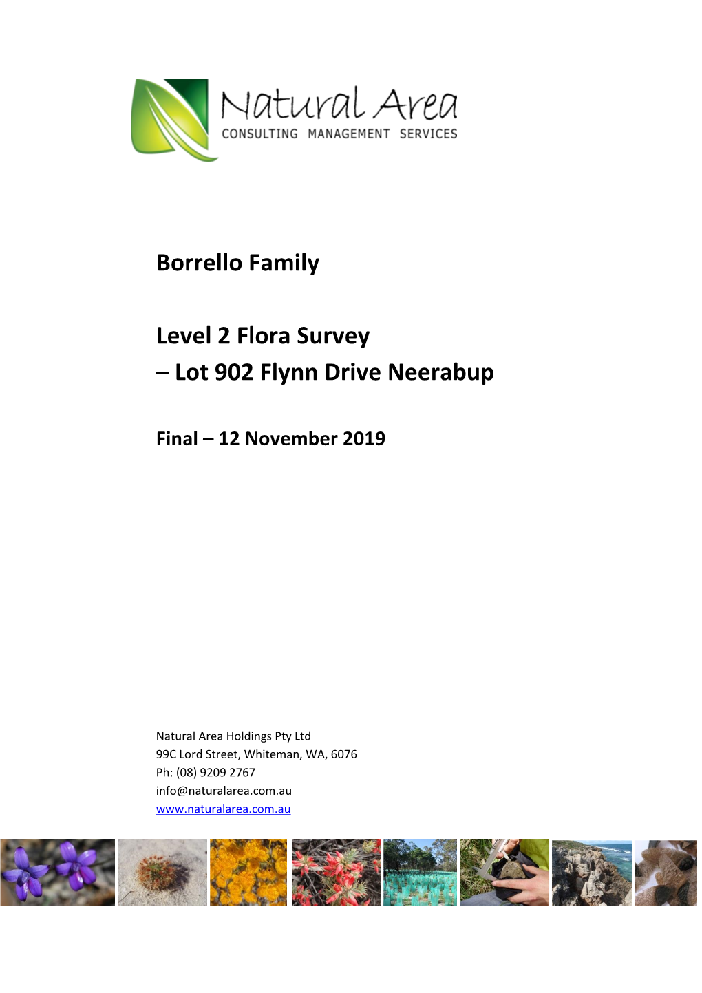 Borrello Family Level 2 Flora Survey – Lot 902 Flynn Drive Neerabup