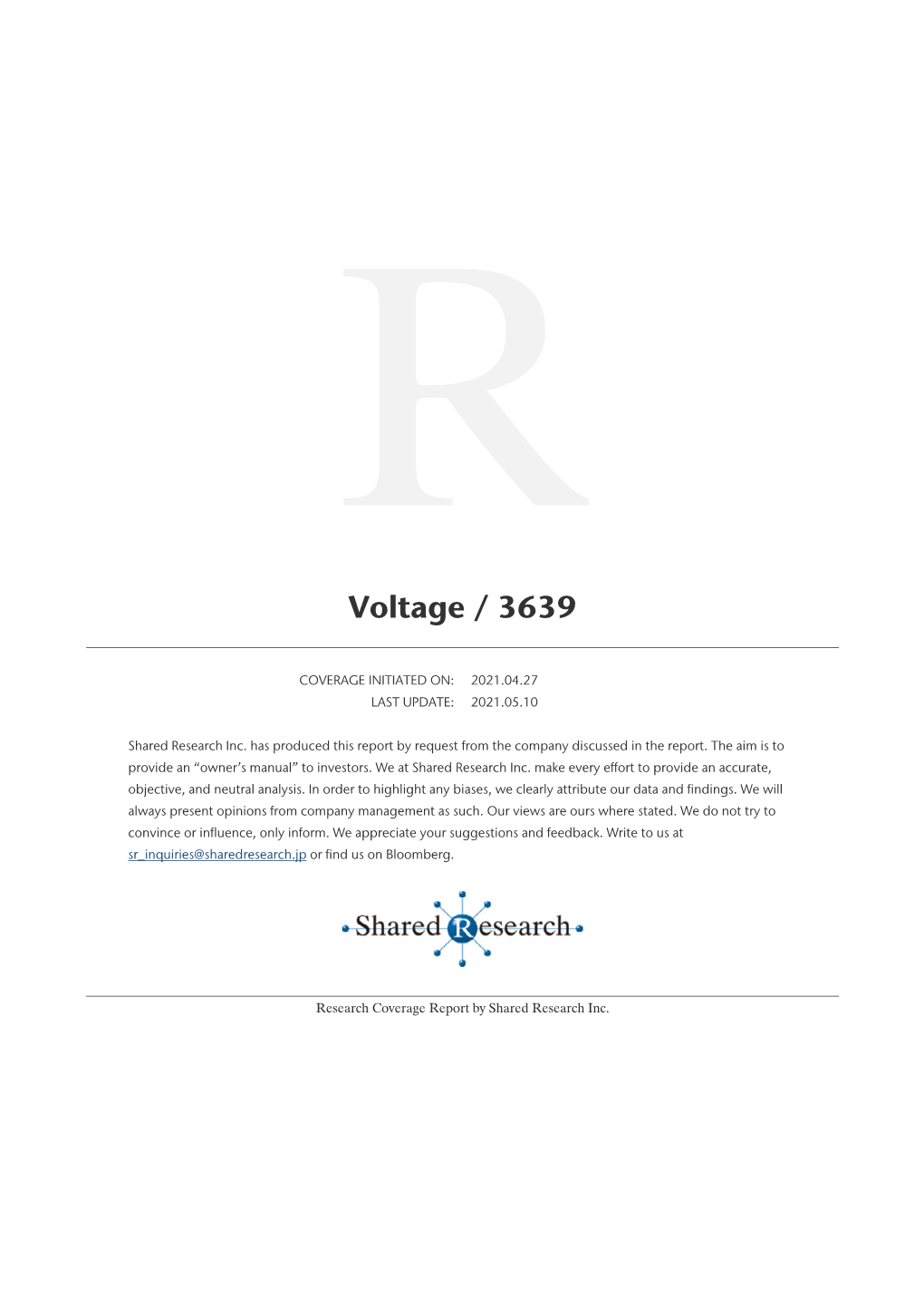 Voltage / 3639