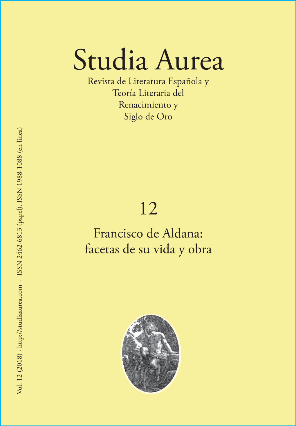 Studia Aurea Revista De Literatura Española Y Teoría Literaria Del Renacimiento Y Siglo De Oro